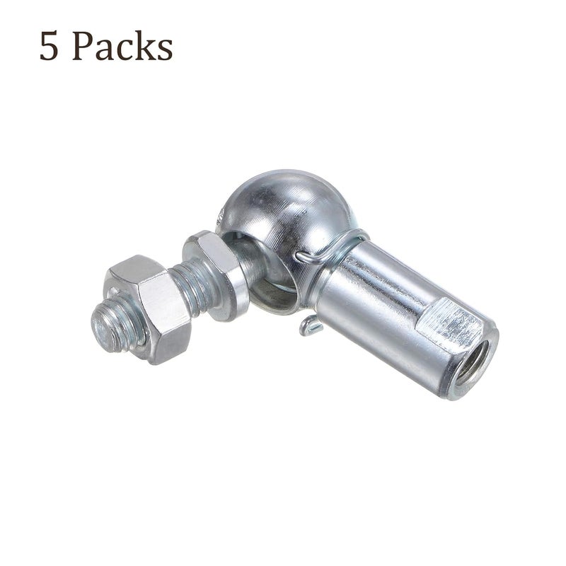Kozelo 5 Pcs CS13 Angle Ball Joint - [M8 Right Hand Thread] A3 Steel Ball Socket Universal Joints for Automotive, Hinged Door - Image 4
